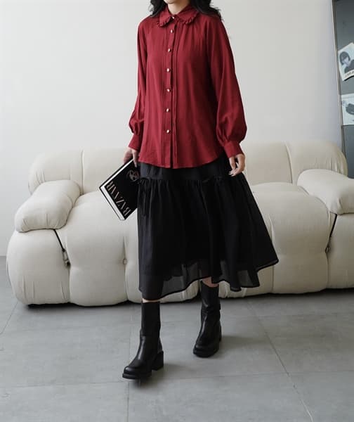 Chân Váy Đuôi Cá 2 Tầng Nơ Nhỏ